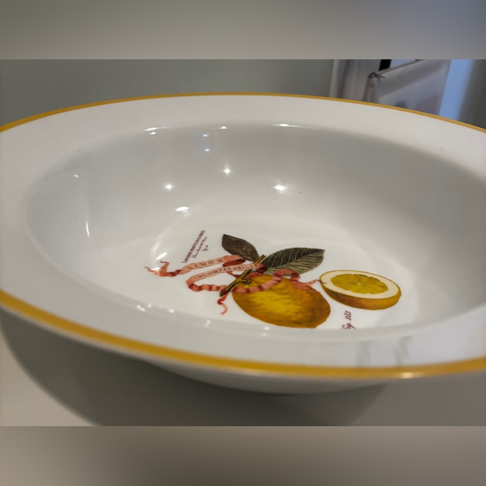 Williams Sonoma, Lemon Botanical, 14” Round Serving Bowl - Picture 4 of 5